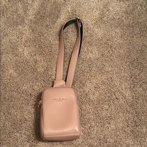 Inicat Pink Leather Crossbody Bag